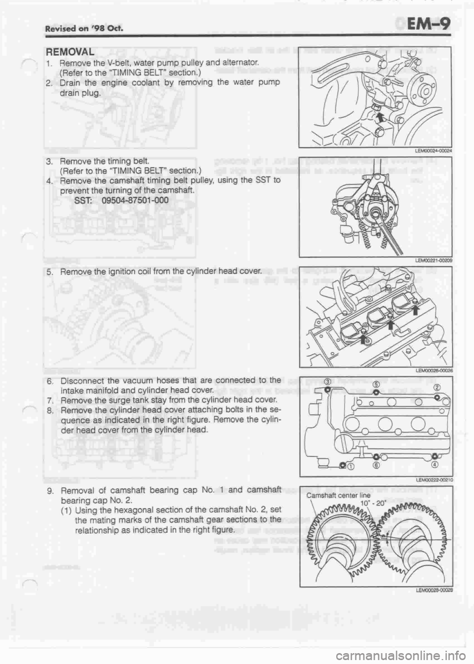 DAIHATSU MOTOR 1998 Service Repair Manual DAIHATSU MOTOR 1998 Service Repair Manual