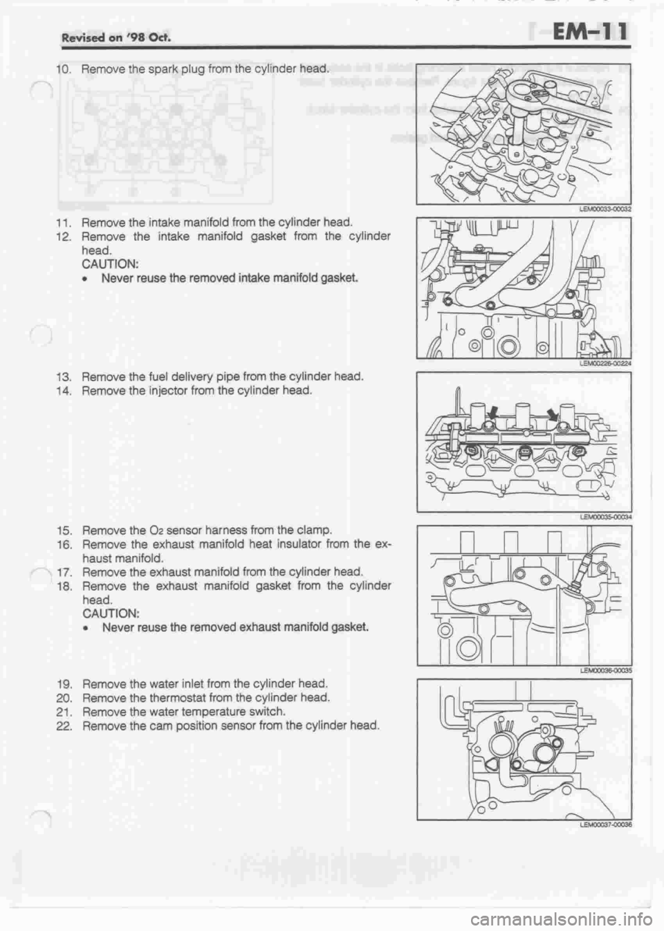 DAIHATSU MOTOR 1998 Service Repair Manual DAIHATSU MOTOR 1998 Service Repair Manual