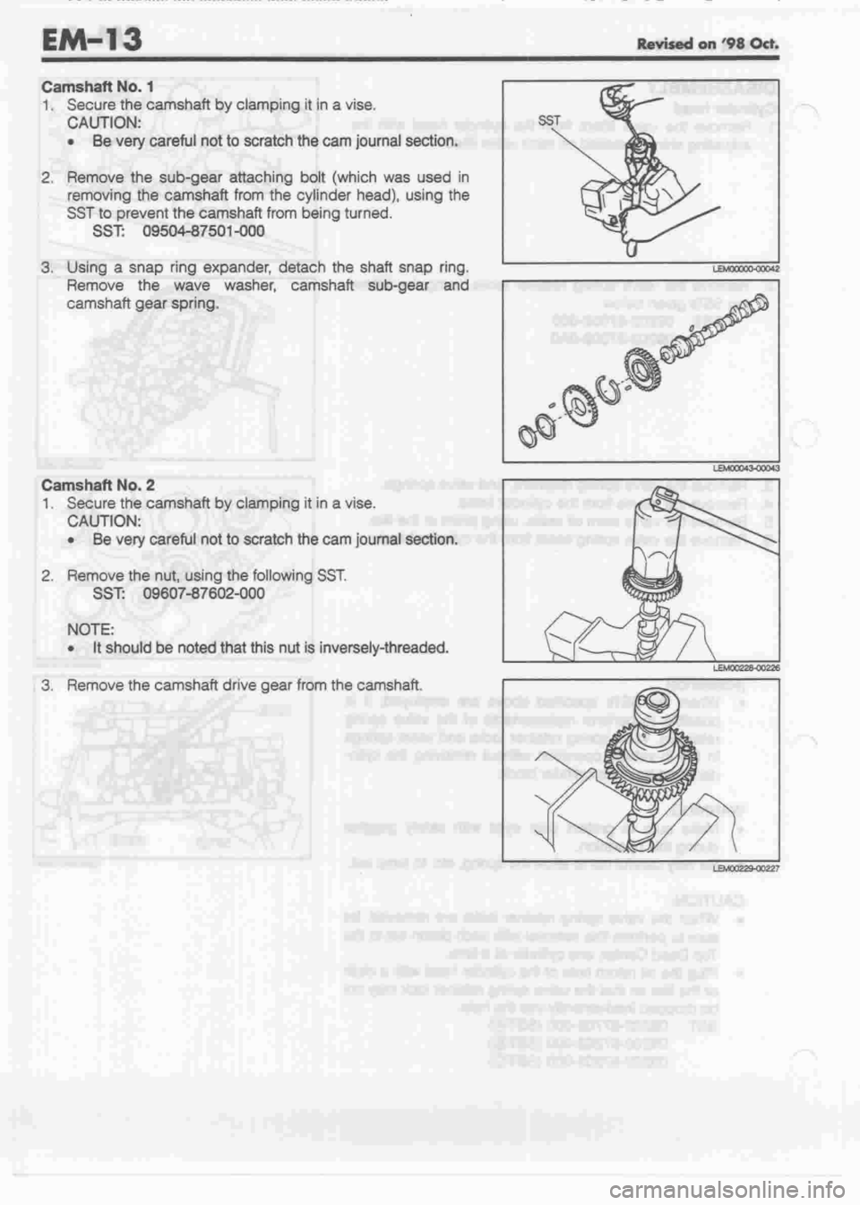 DAIHATSU MOTOR 1998 Service Repair Manual DAIHATSU MOTOR 1998 Service Repair Manual