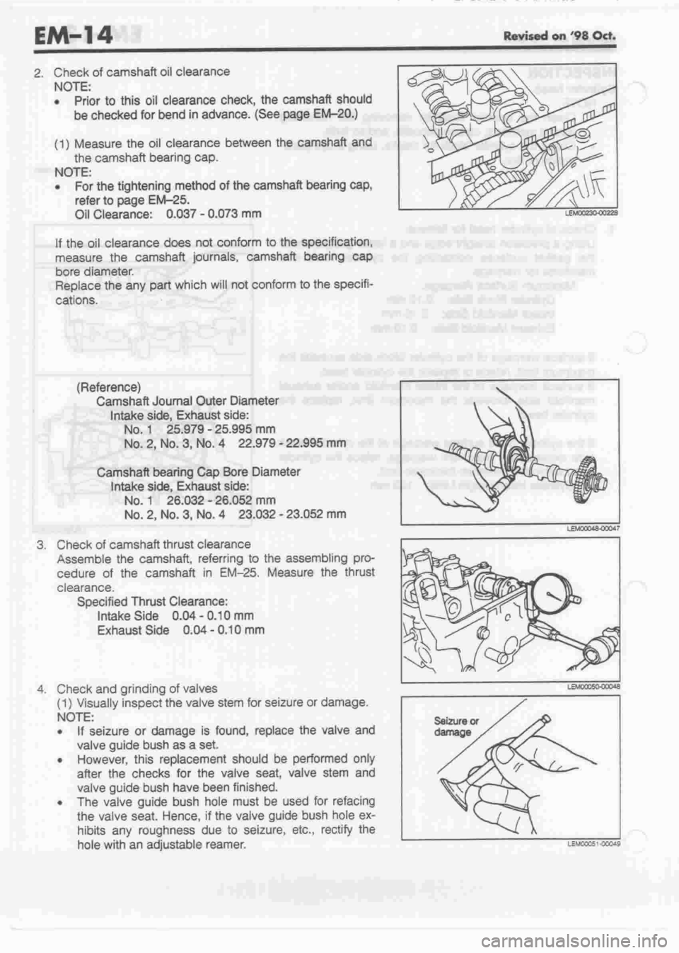 DAIHATSU MOTOR 1998 Service Repair Manual DAIHATSU MOTOR 1998 Service Repair Manual