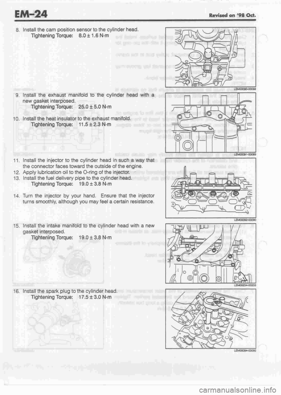 DAIHATSU MOTOR 1998 Service Repair Manual DAIHATSU MOTOR 1998 Service Repair Manual