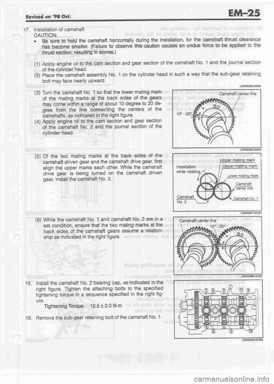 DAIHATSU MOTOR 1998 Service Repair Manual DAIHATSU MOTOR 1998 Service Repair Manual