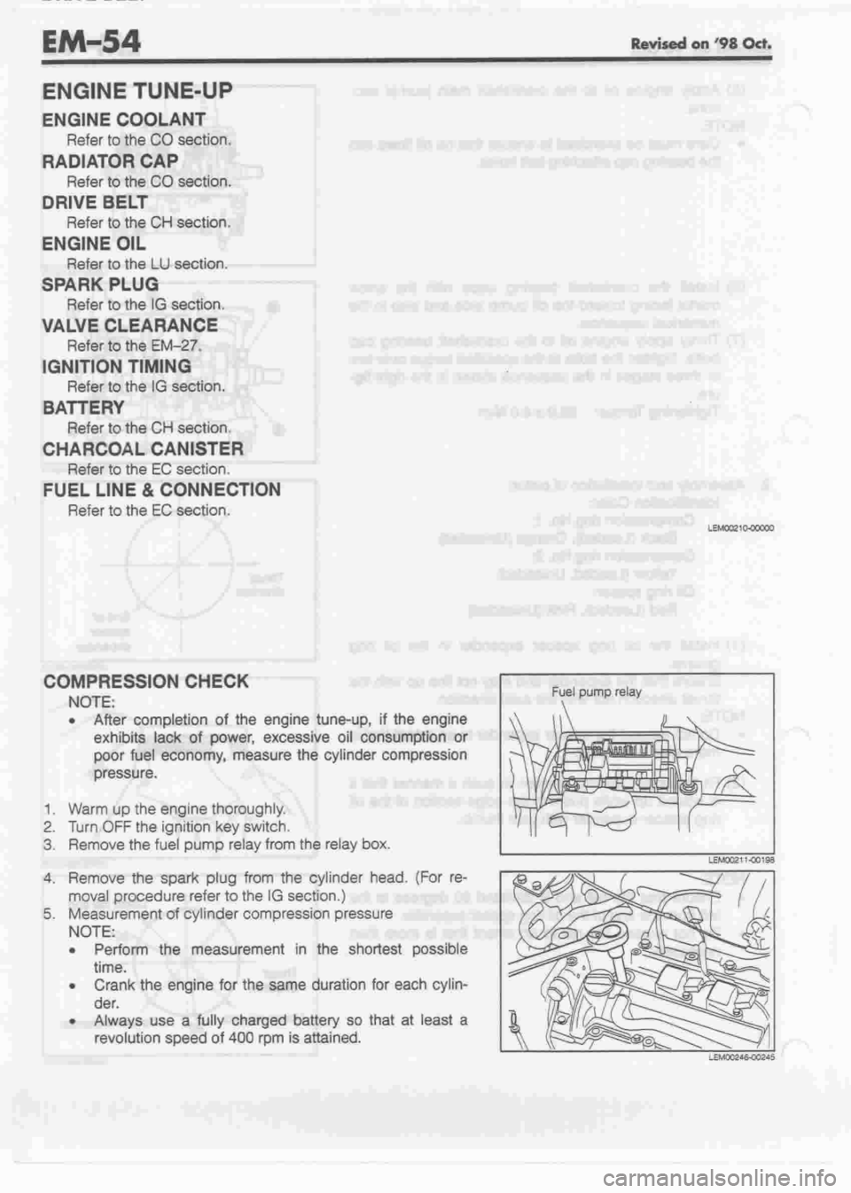 DAIHATSU MOTOR 1998 Service Repair Manual DAIHATSU MOTOR 1998 Service Repair Manual