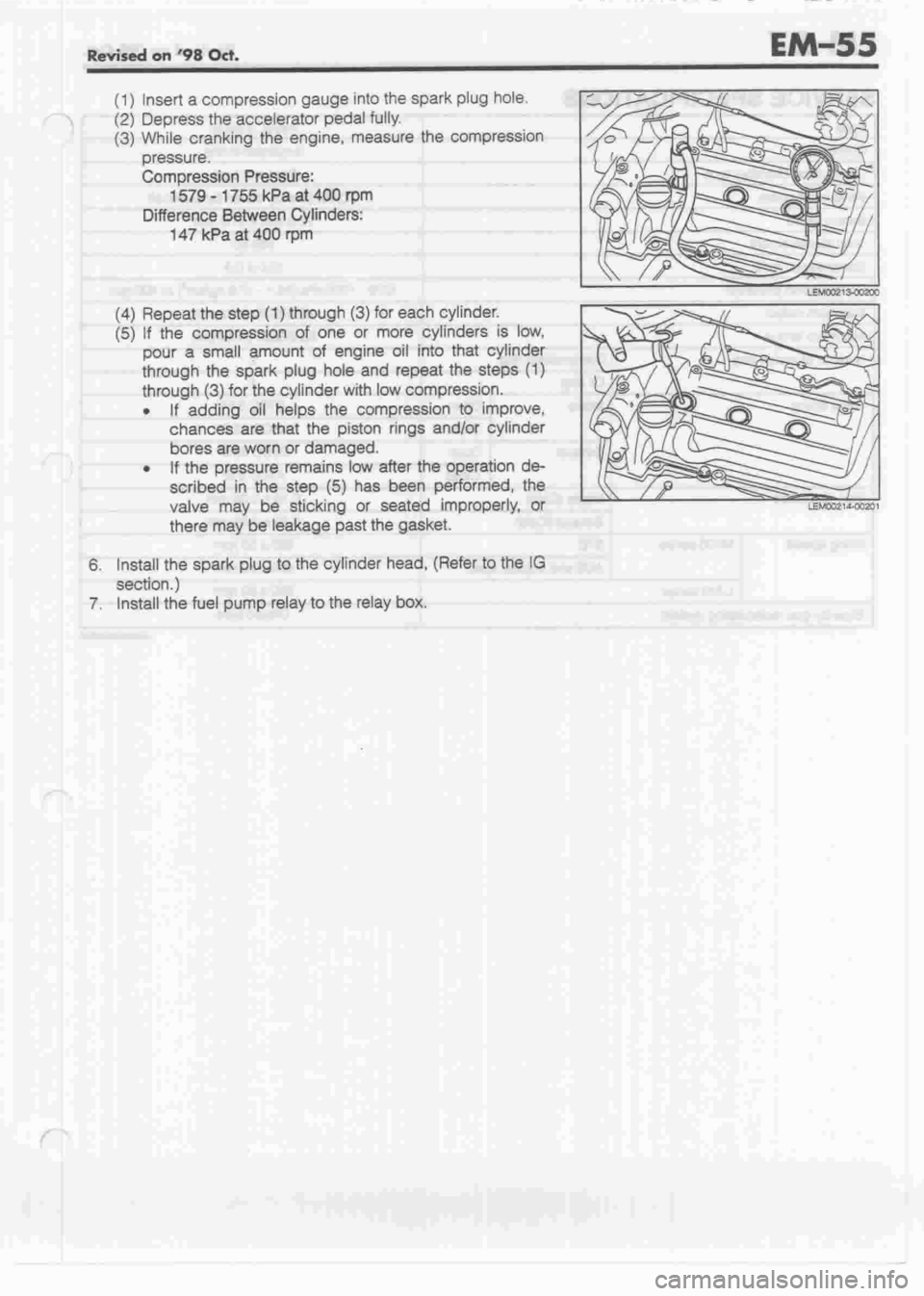DAIHATSU MOTOR 1998 Service Repair Manual DAIHATSU MOTOR 1998 Service Repair Manual
