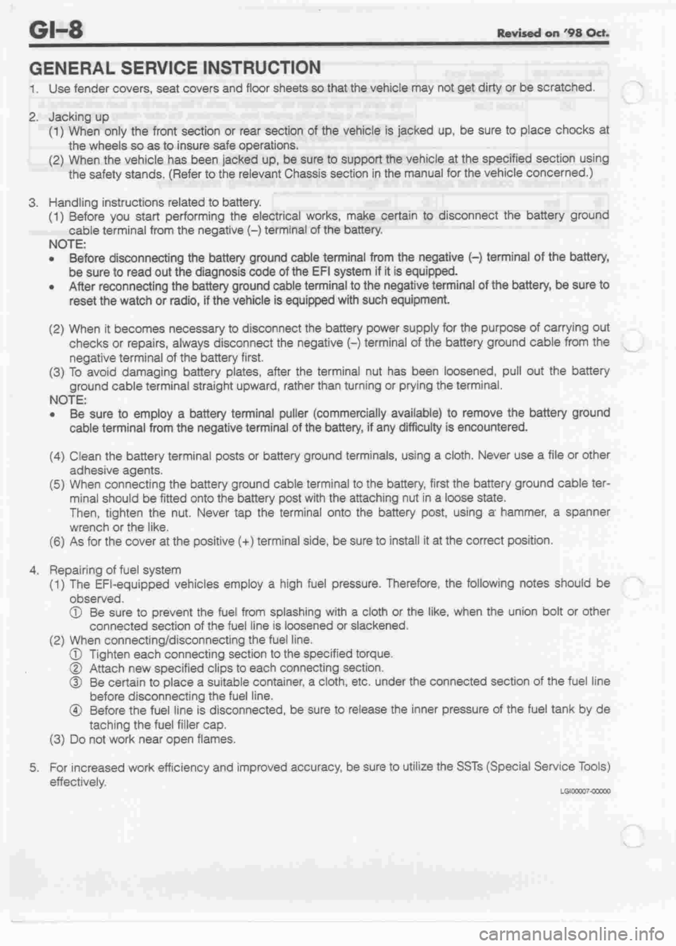 DAIHATSU MOTOR 1998 Service Repair Manual DAIHATSU MOTOR 1998 Service Repair Manual
