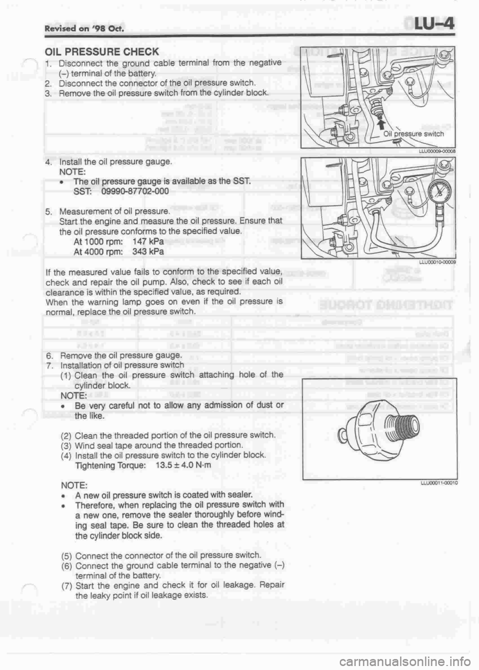 DAIHATSU MOTOR 1998 Service Repair Manual DAIHATSU MOTOR 1998 Service Repair Manual