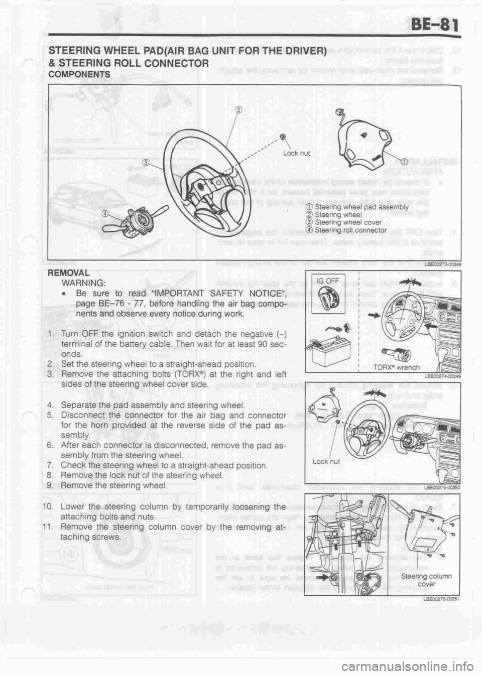 DAIHATSU MOTOR 1998 Service Owners Manual DAIHATSU MOTOR 1998 Service Owners Manual