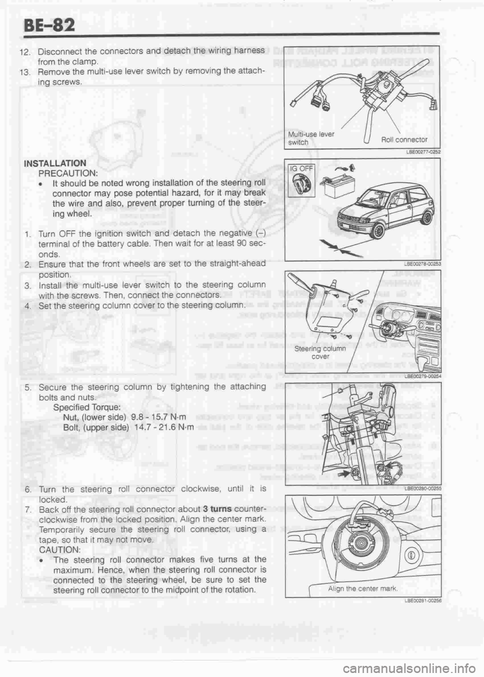 DAIHATSU MOTOR 1998 Service Owners Manual DAIHATSU MOTOR 1998 Service Owners Manual