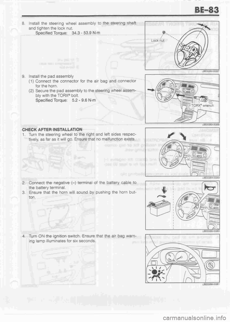 DAIHATSU MOTOR 1998 Service Owners Manual DAIHATSU MOTOR 1998 Service Owners Manual
