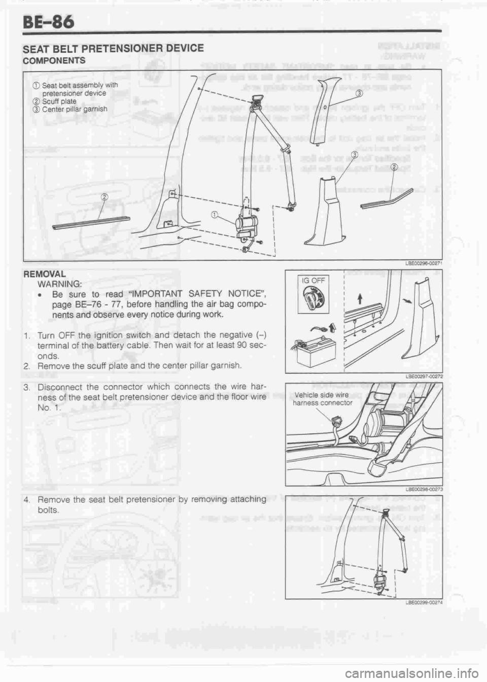 DAIHATSU MOTOR 1998 Service Owners Manual DAIHATSU MOTOR 1998 Service Owners Manual