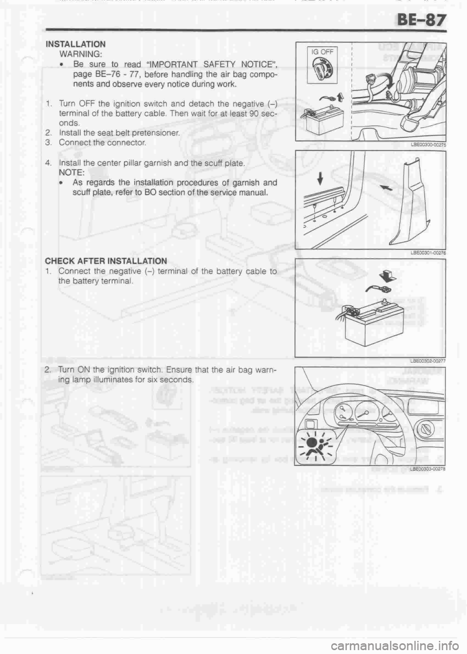 DAIHATSU MOTOR 1998 Service Owners Manual DAIHATSU MOTOR 1998 Service Owners Manual