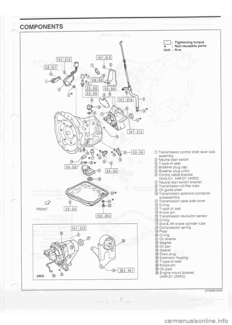 DAIHATSU TERIOS 2000  Service User Guide 
 
www.WorkshopManuals.co.uk

 
Purchased from www.WorkshopManuals.co.uk 