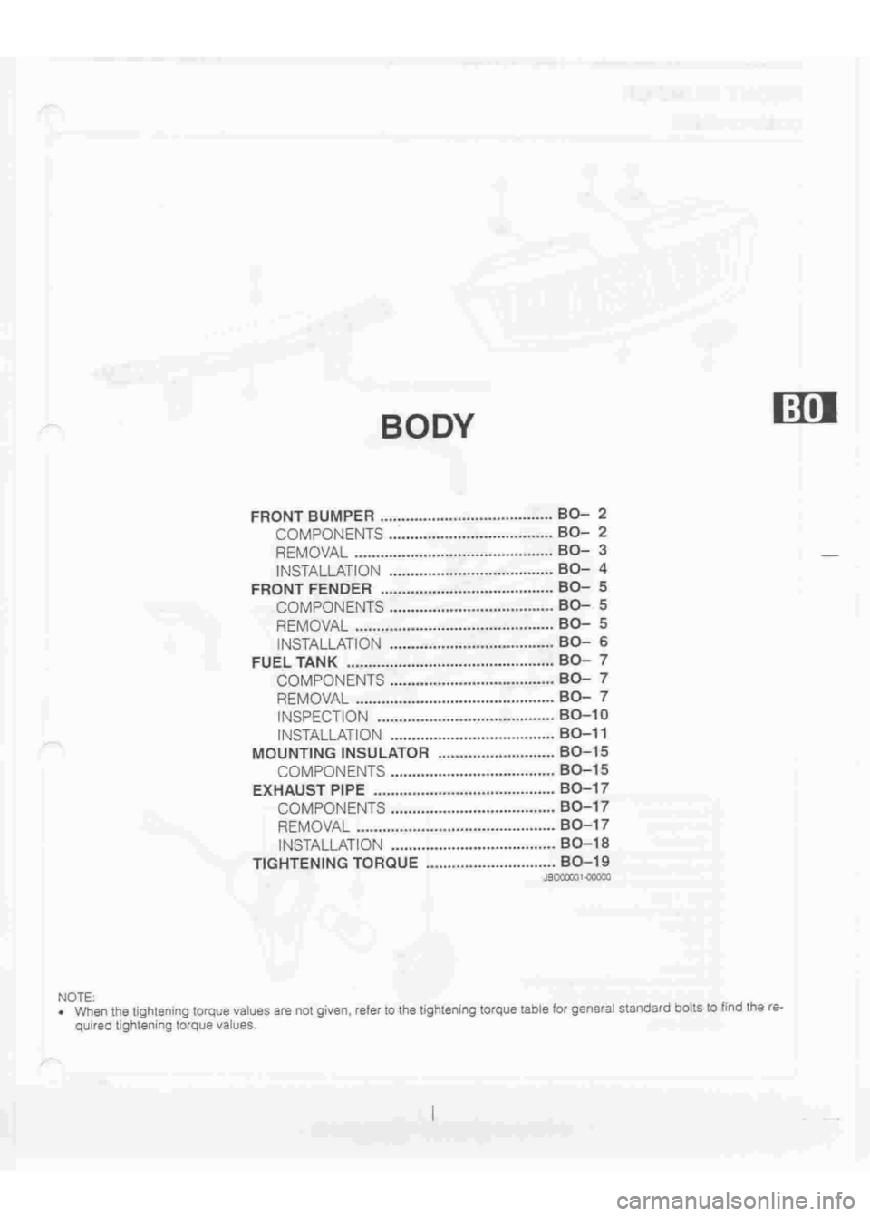 DAIHATSU TERIOS 2000 Service Repair Manual
www.WorkshopManuals.co.uk
Purchased from www.WorkshopManuals.co.uk DAIHATSU TERIOS 2000 Service Repair Manual
www.WorkshopManuals.co.uk
Purchased from www.WorkshopManuals.co.uk