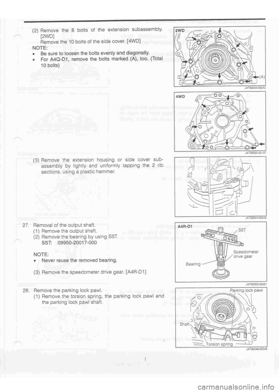 DAIHATSU TERIOS 2000  Service Owners Manual 
 
www.WorkshopManuals.co.uk

 
Purchased from www.WorkshopManuals.co.uk 