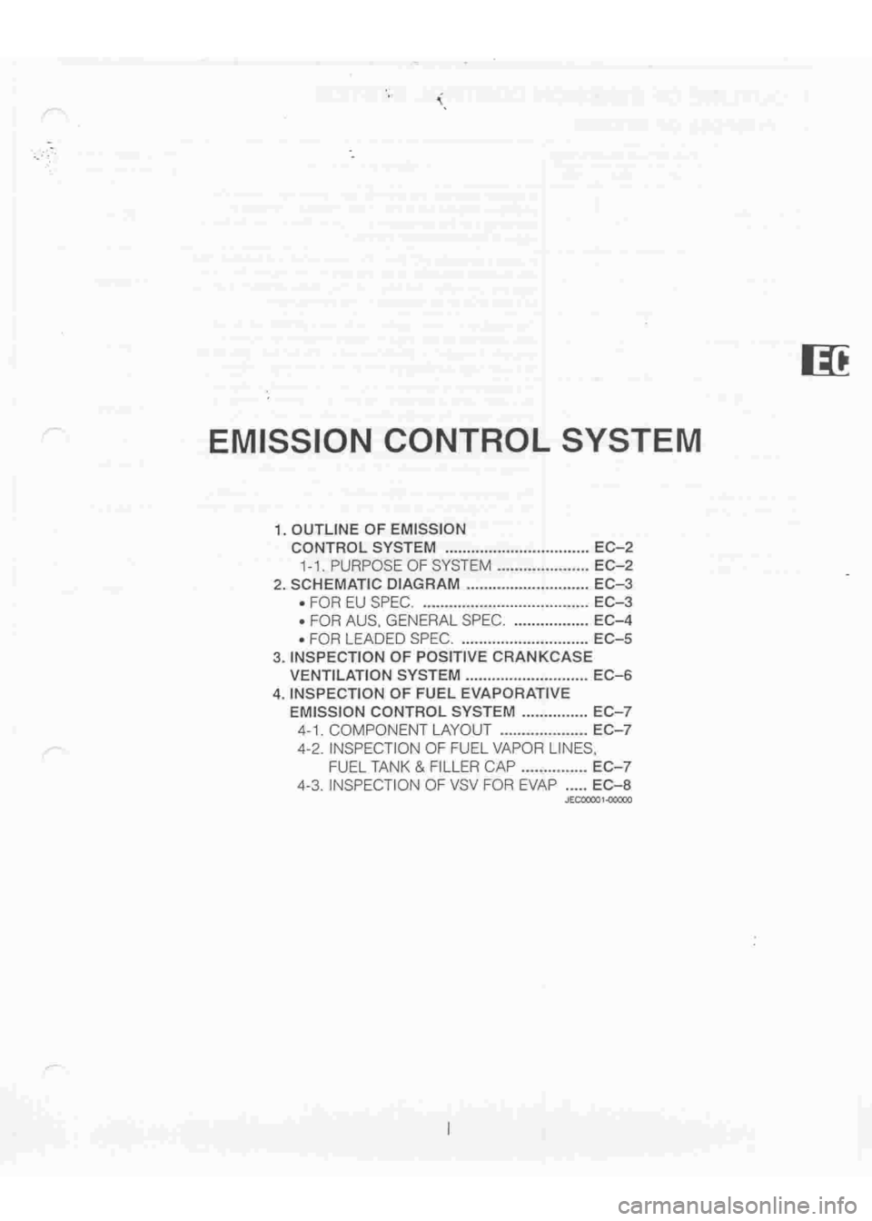 DAIHATSU TERIOS 2000 Service Repair Manual
www.WorkshopManuals.co.uk
Purchased from www.WorkshopManuals.co.uk DAIHATSU TERIOS 2000 Service Repair Manual
www.WorkshopManuals.co.uk
Purchased from www.WorkshopManuals.co.uk