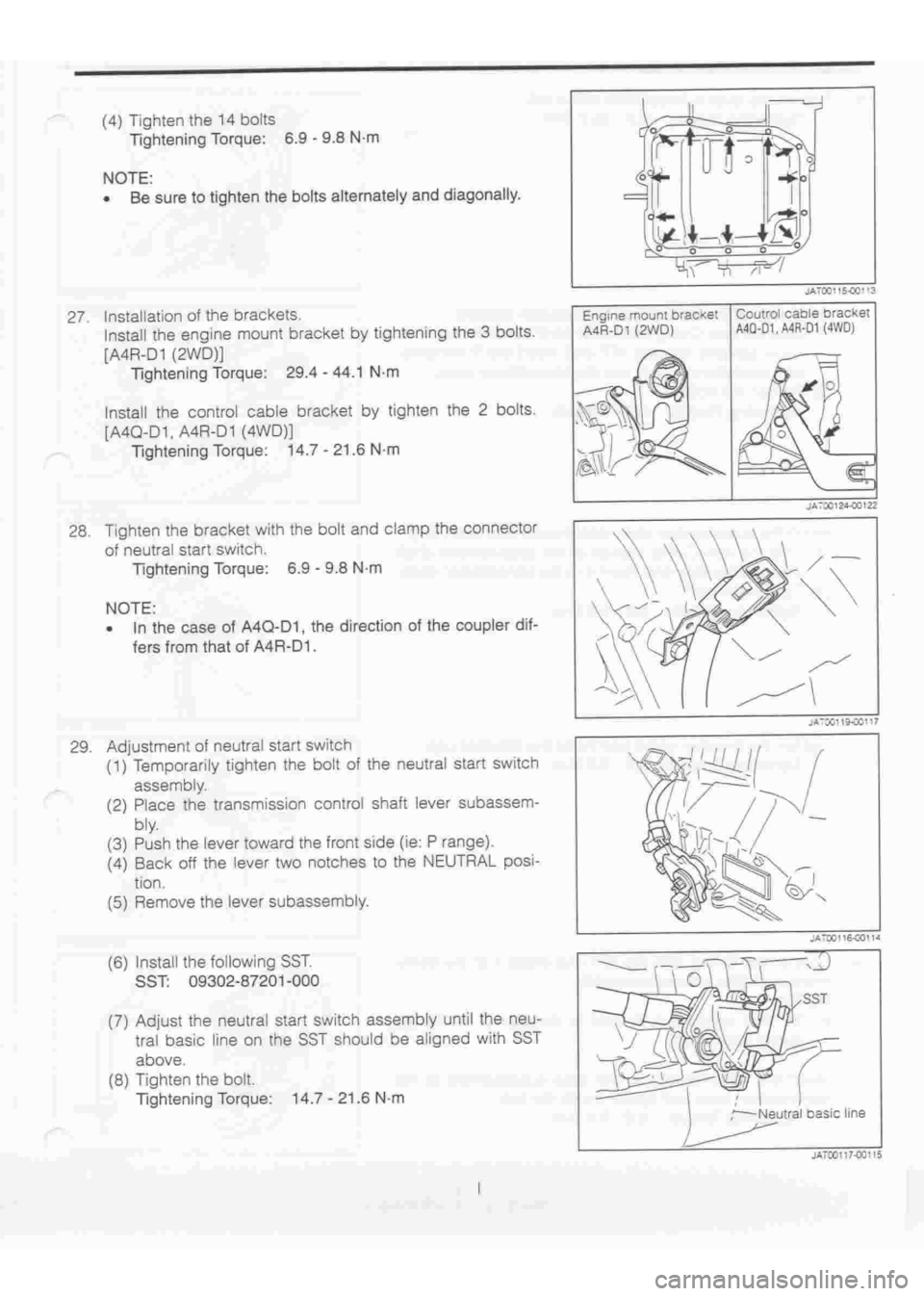 DAIHATSU TERIOS 2000  Service Service Manual 
 
www.WorkshopManuals.co.uk

 
Purchased from www.WorkshopManuals.co.uk 