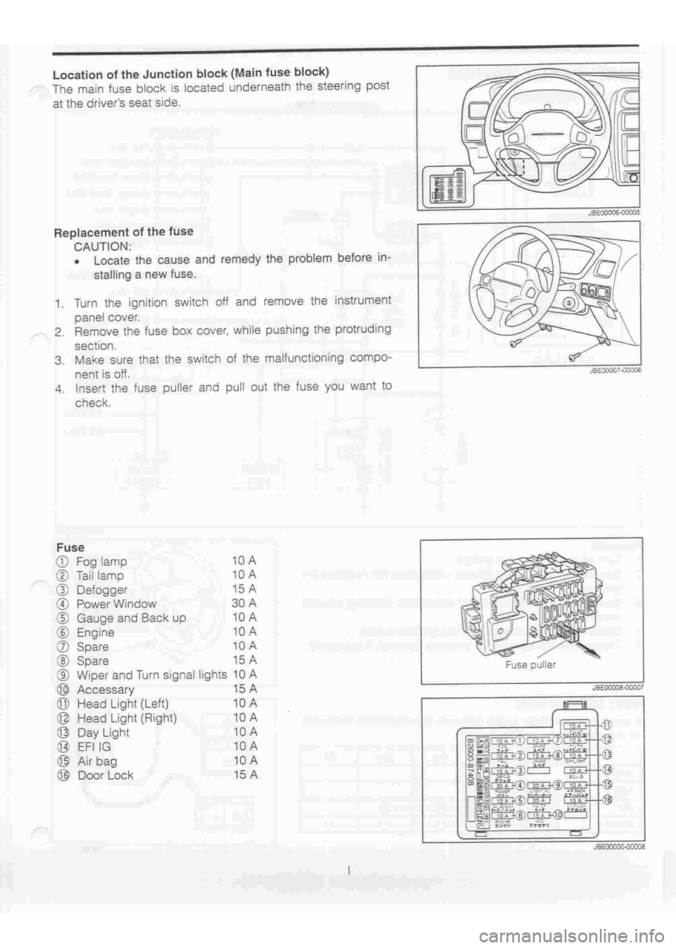 DAIHATSU TERIOS 2000 Service Workshop Manual
www.WorkshopManuals.co.uk
Purchased from www.WorkshopManuals.co.uk DAIHATSU TERIOS 2000 Service Workshop Manual
www.WorkshopManuals.co.uk
Purchased from www.WorkshopManuals.co.uk