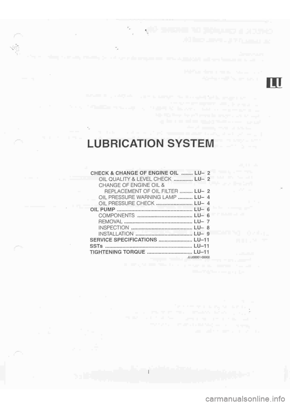 DAIHATSU TERIOS 2000 Service Repair Manual
www.WorkshopManuals.co.uk
Purchased from www.WorkshopManuals.co.uk DAIHATSU TERIOS 2000 Service Repair Manual
www.WorkshopManuals.co.uk
Purchased from www.WorkshopManuals.co.uk