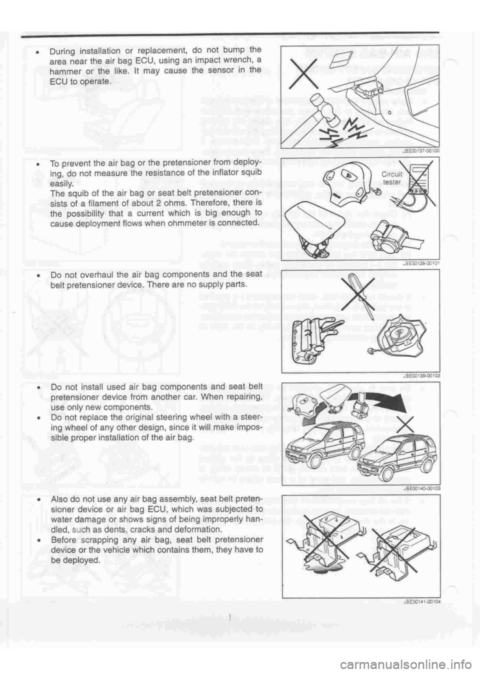 DAIHATSU TERIOS 2000 Service Owners Manual
www.WorkshopManuals.co.uk
Purchased from www.WorkshopManuals.co.uk DAIHATSU TERIOS 2000 Service Owners Manual
www.WorkshopManuals.co.uk
Purchased from www.WorkshopManuals.co.uk