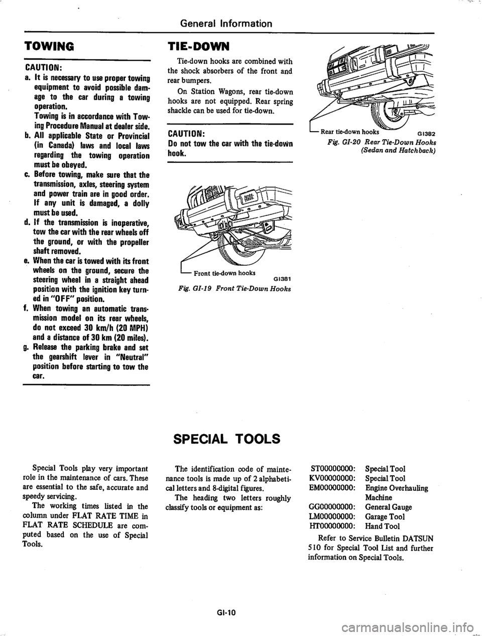 DATSUN 280Z 1977  Service User Guide 