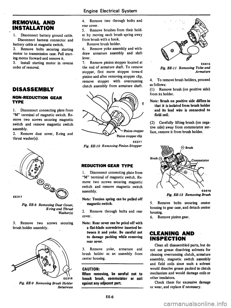 DATSUN 280Z 1977  Service Repair Manual 