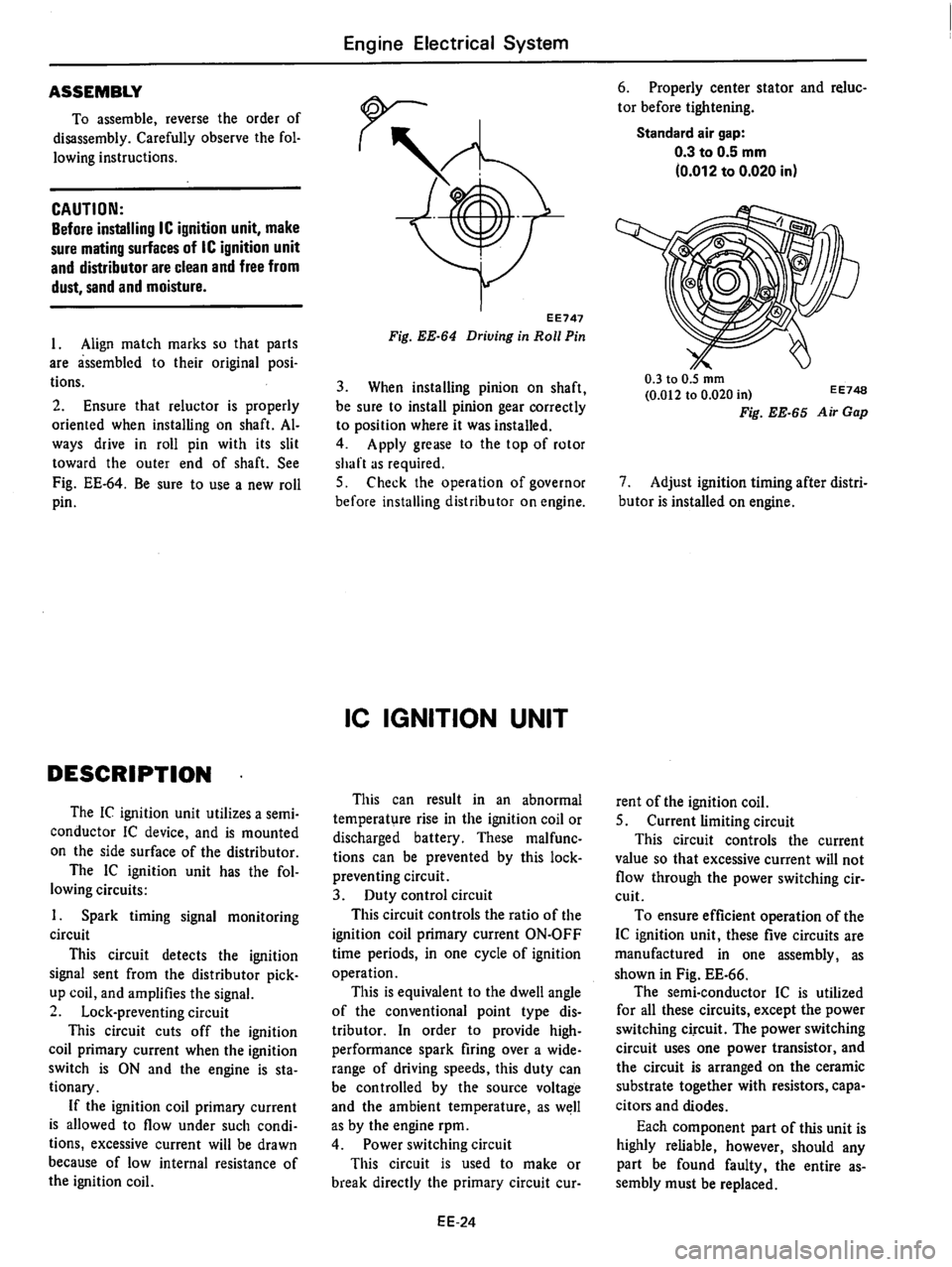 DATSUN 280Z 1977  Service Repair Manual 