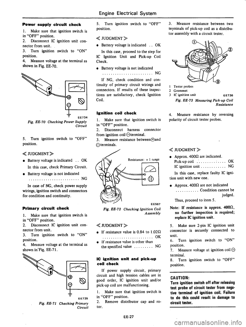 DATSUN 280Z 1977  Service Repair Manual 