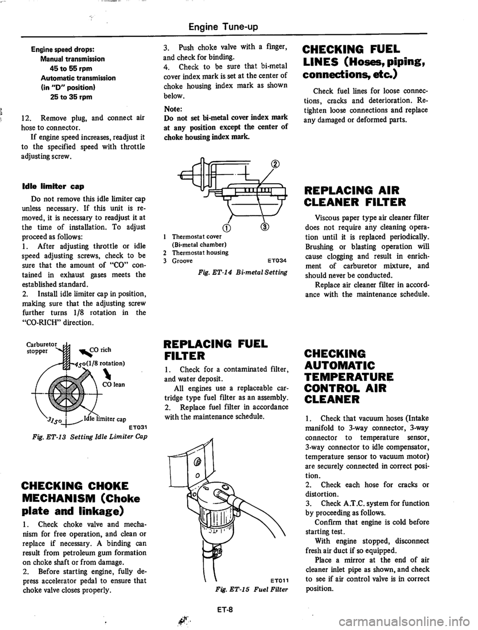 DATSUN 280Z 1977  Service Owners Manual 