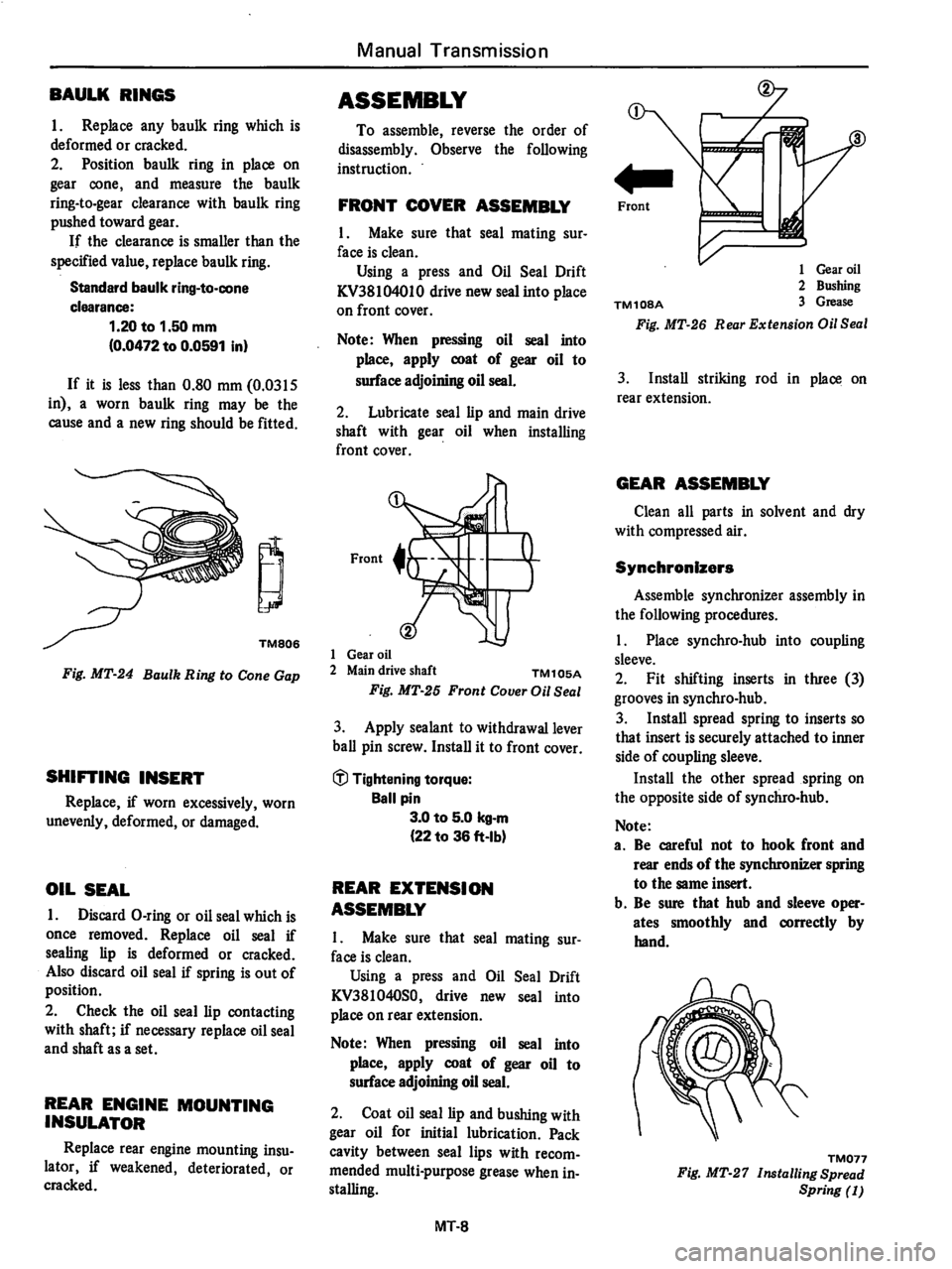DATSUN 280Z 1977  Service Repair Manual 