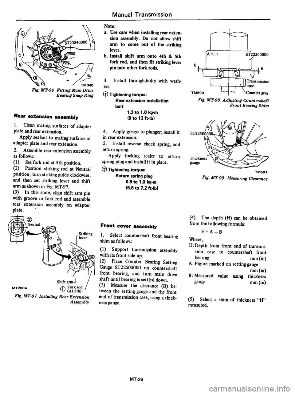 DATSUN 280Z 1977  Service Repair Manual 
