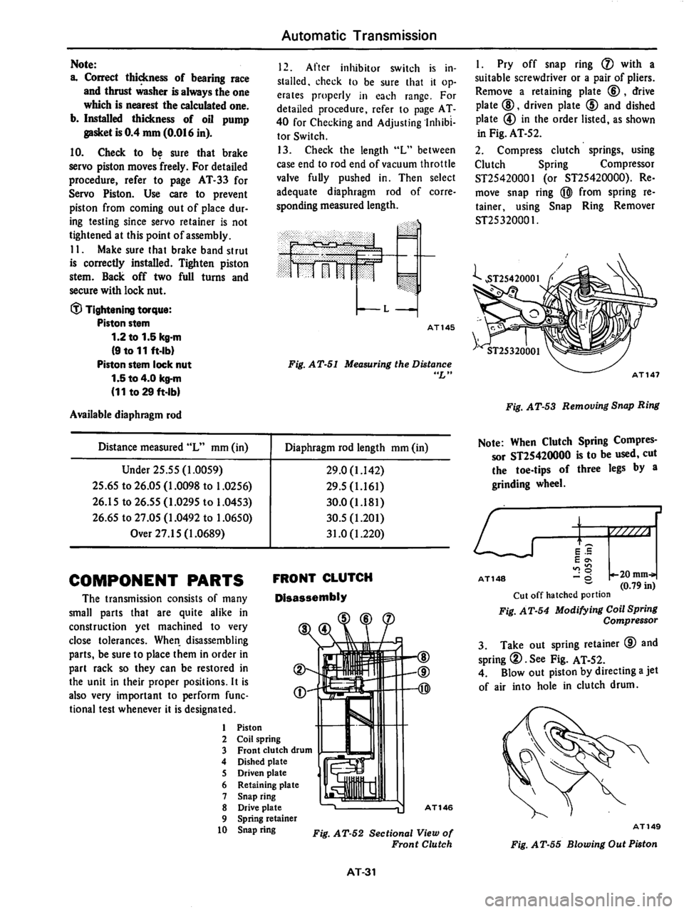 DATSUN 280Z 1977  Service Repair Manual 