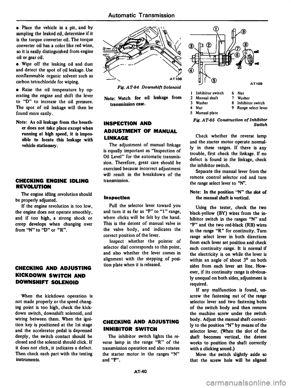 DATSUN 280Z 1977  Service Repair Manual 