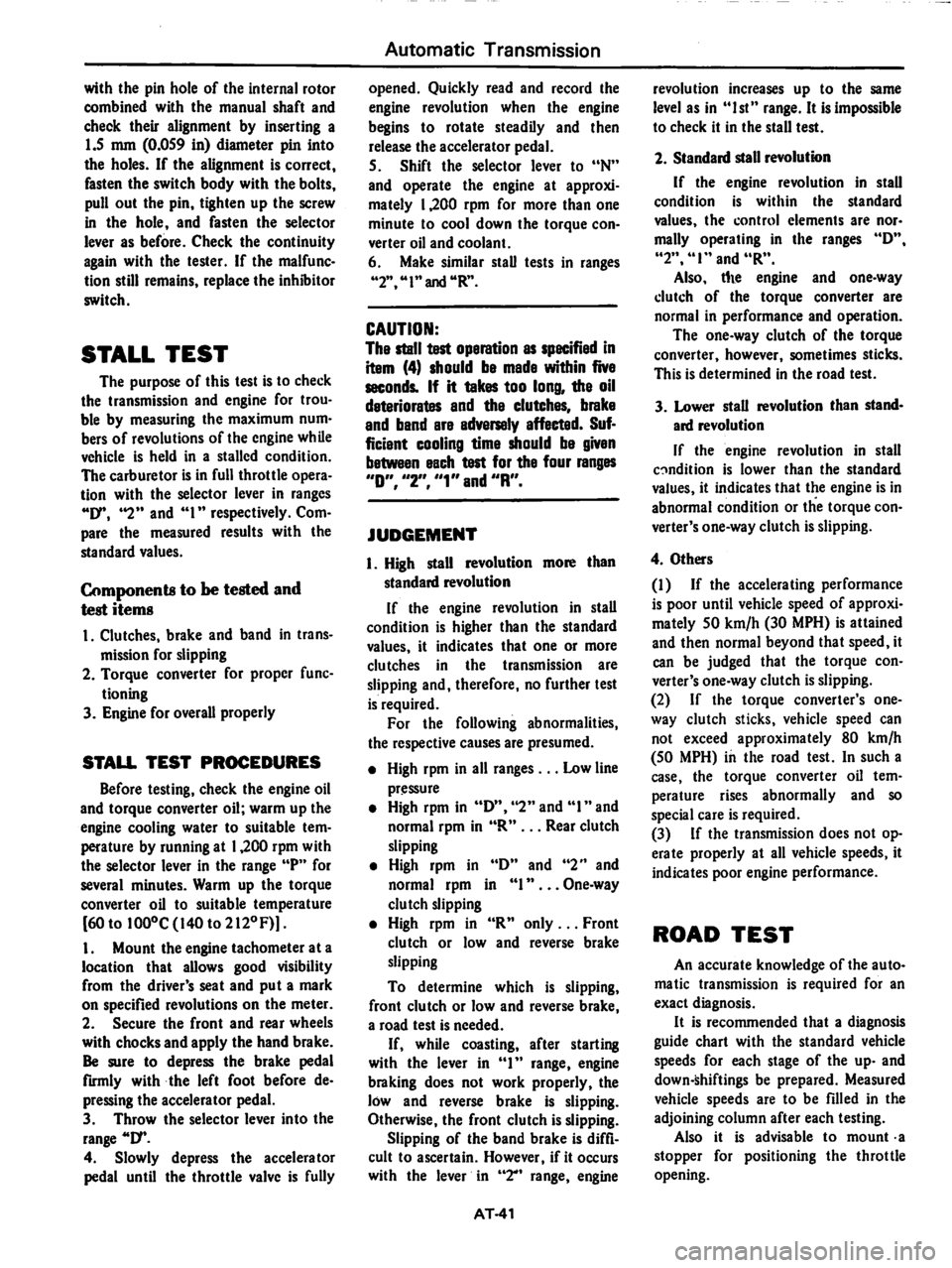 DATSUN 280Z 1977  Service Repair Manual 