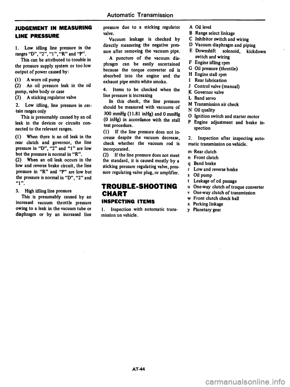 DATSUN 280Z 1977  Service Repair Manual 