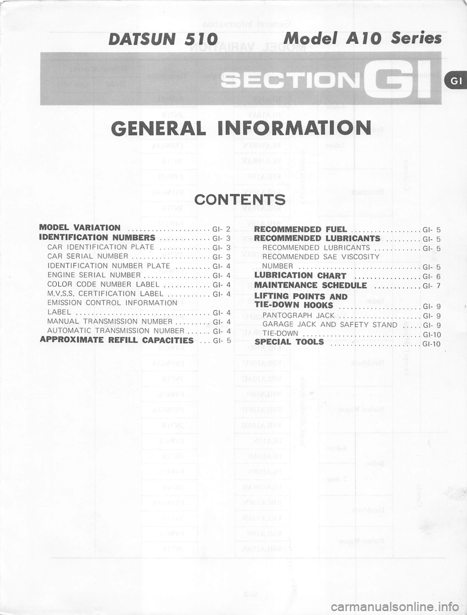 DATSUN 280Z 1977 Service Repair Manual DATSUN 280Z 1977 Service Repair Manual