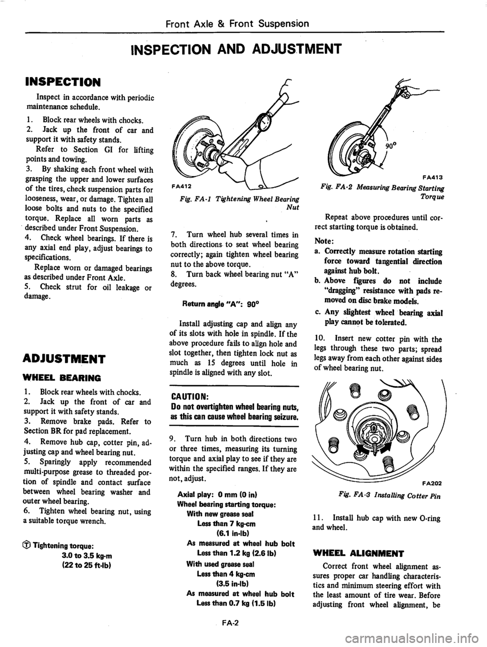 DATSUN 280Z 1977  Service Repair Manual 