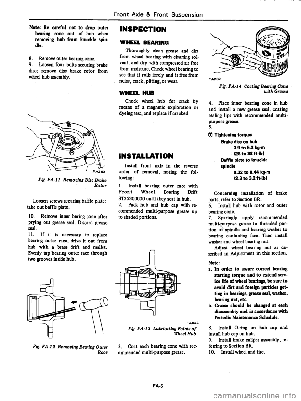 DATSUN 280Z 1977  Service Repair Manual 