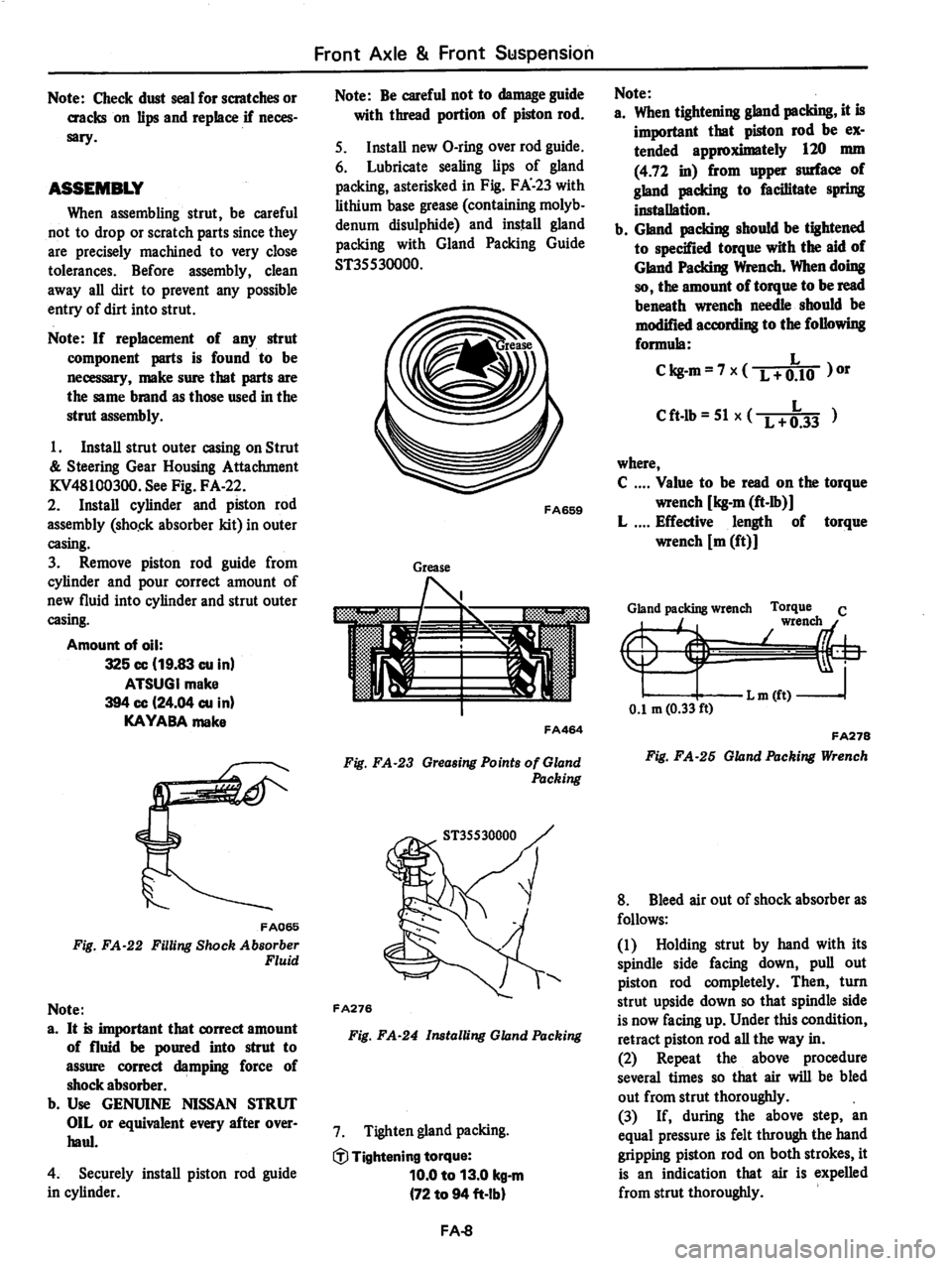 DATSUN 280Z 1977  Service Repair Manual 