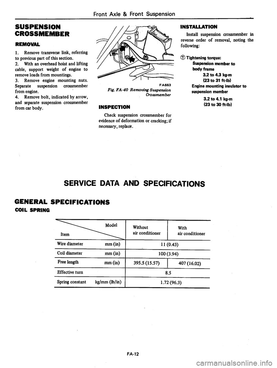 DATSUN 280Z 1977 Service Repair Manual DATSUN 280Z 1977 Service Repair Manual