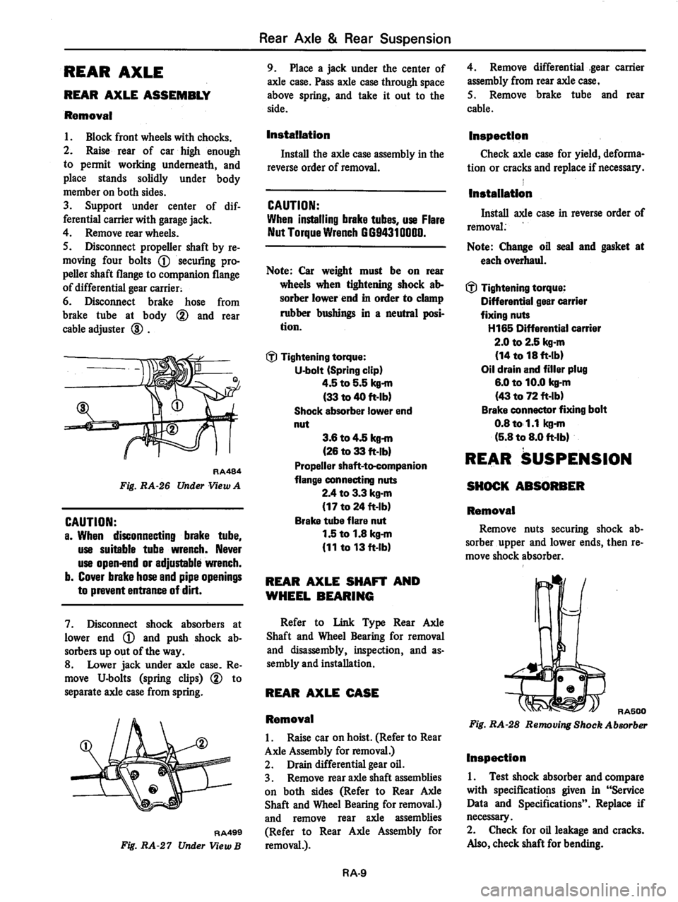 DATSUN 280Z 1977 Service Repair Manual DATSUN 280Z 1977 Service Repair Manual