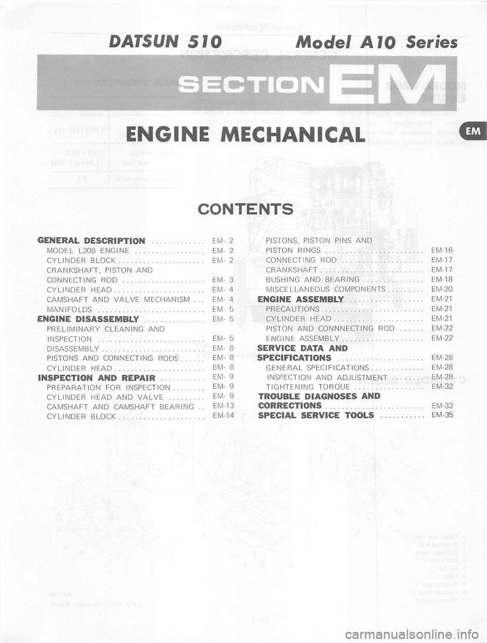 DATSUN 280Z 1977  Service Owners Guide 