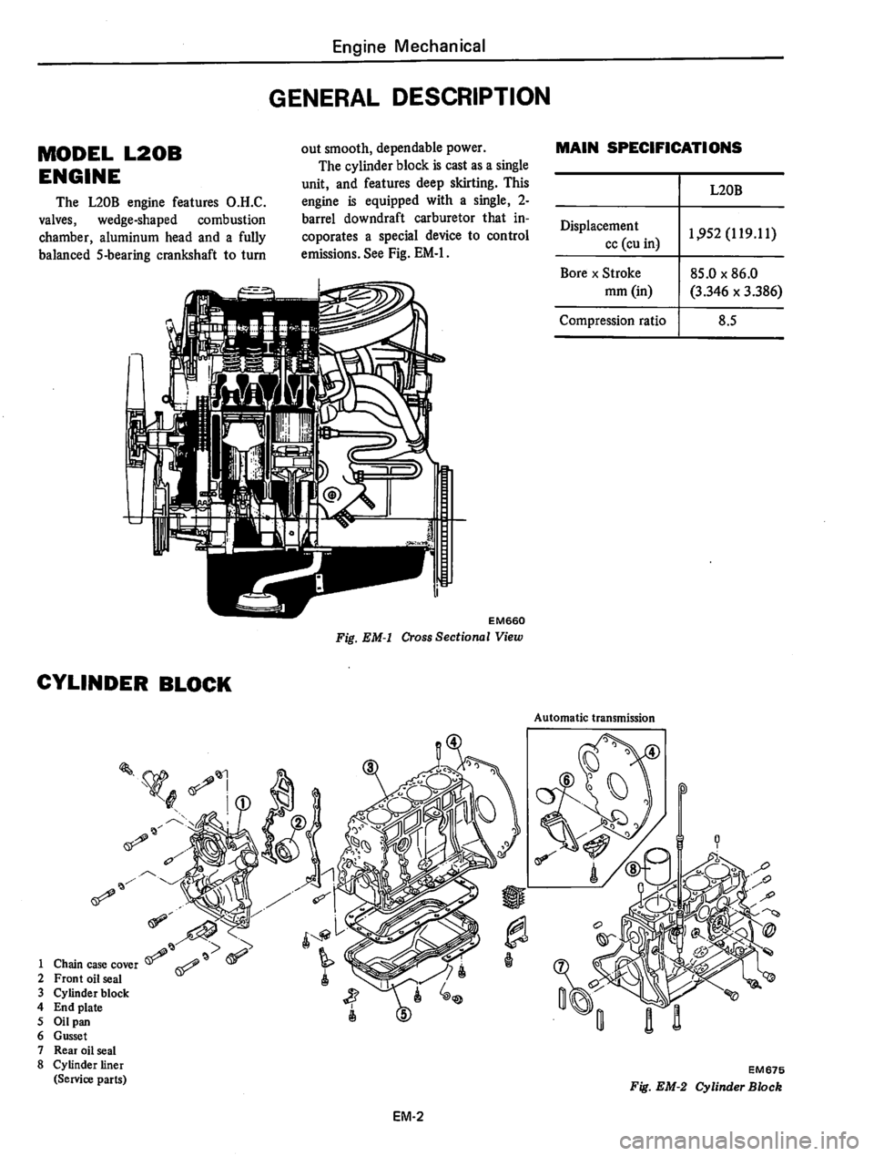 DATSUN 280Z 1977  Service Owners Guide 