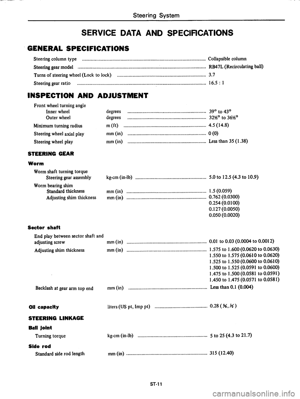 DATSUN 280Z 1977 Service Repair Manual DATSUN 280Z 1977 Service Repair Manual