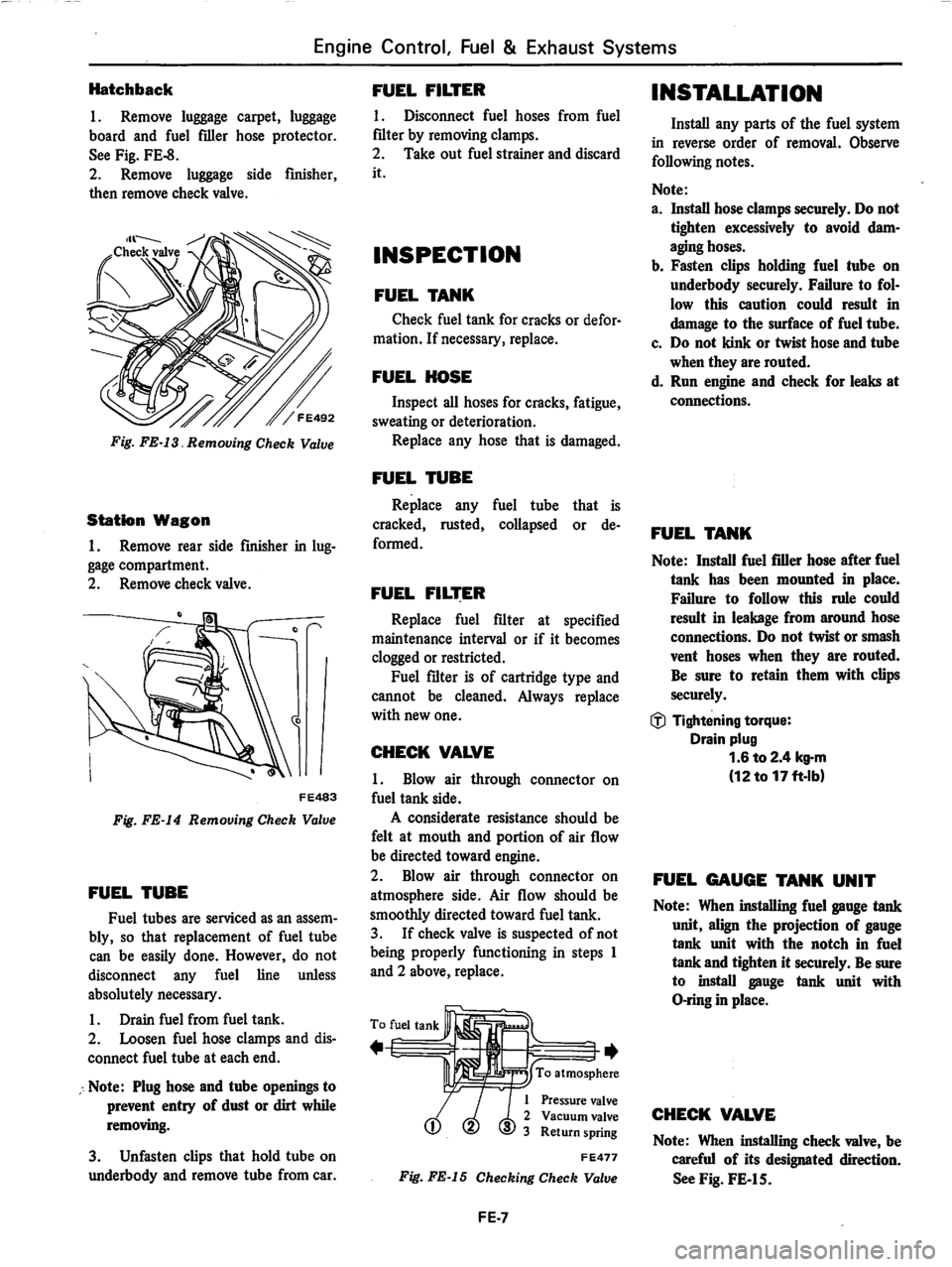 DATSUN 280Z 1977 Service Repair Manual DATSUN 280Z 1977 Service Repair Manual