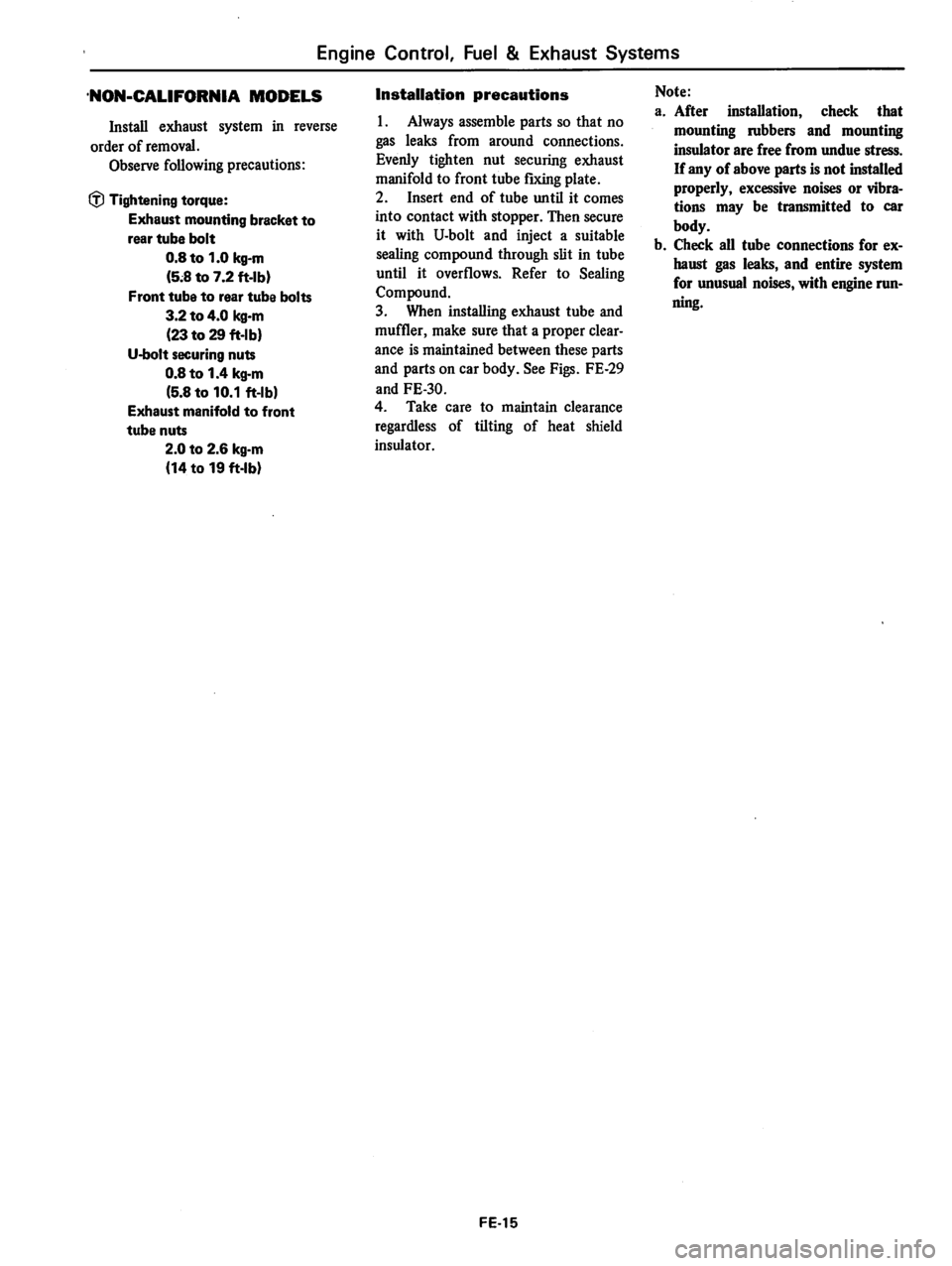 DATSUN 280Z 1977 Service Repair Manual DATSUN 280Z 1977 Service Repair Manual