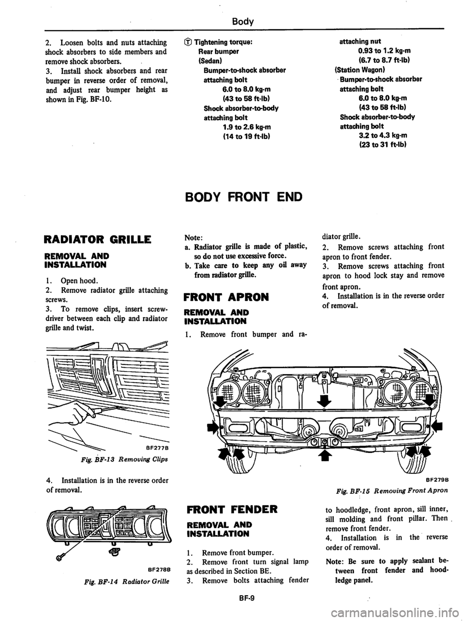 DATSUN 280Z 1977 Service Repair Manual DATSUN 280Z 1977 Service Repair Manual