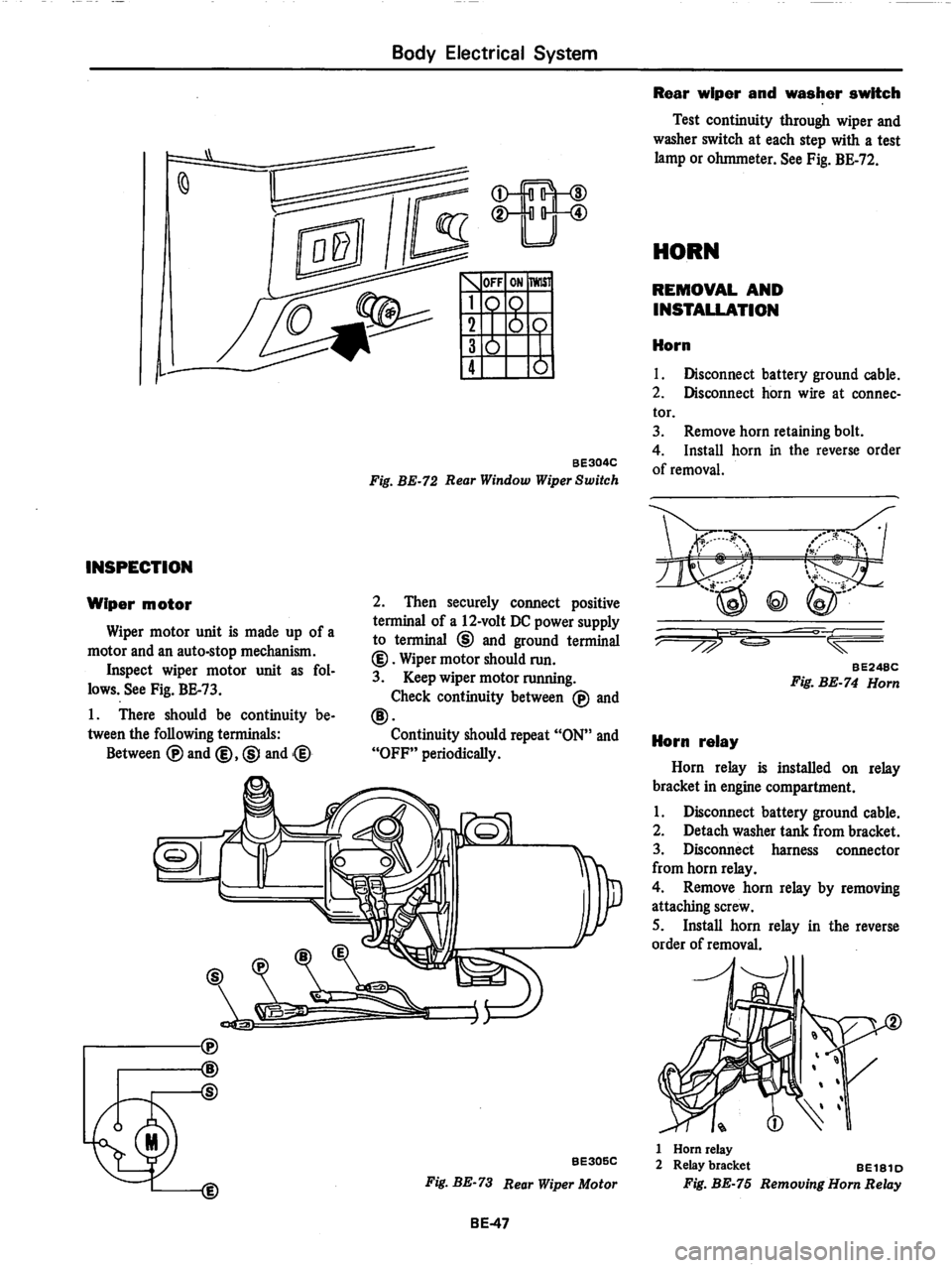 DATSUN 280Z 1977 Service Repair Manual DATSUN 280Z 1977 Service Repair Manual
