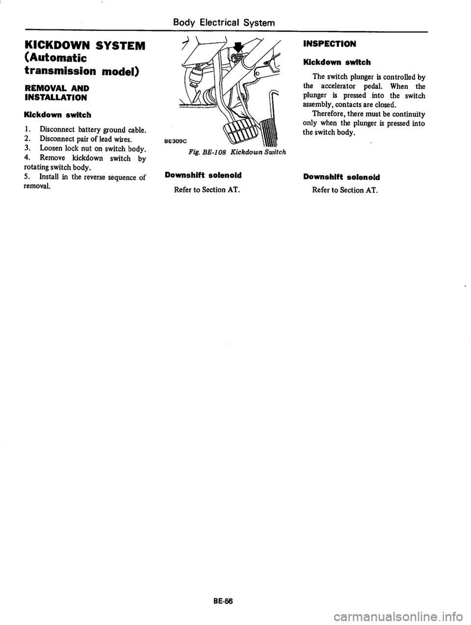 DATSUN 280Z 1977  Service Repair Manual 