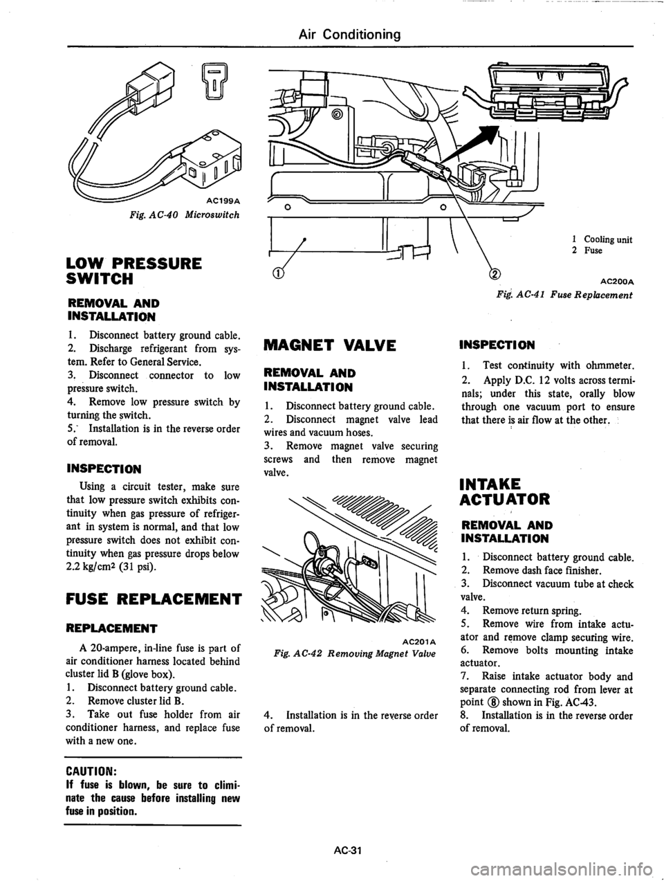 DATSUN 280Z 1977 Service Repair Manual DATSUN 280Z 1977 Service Repair Manual