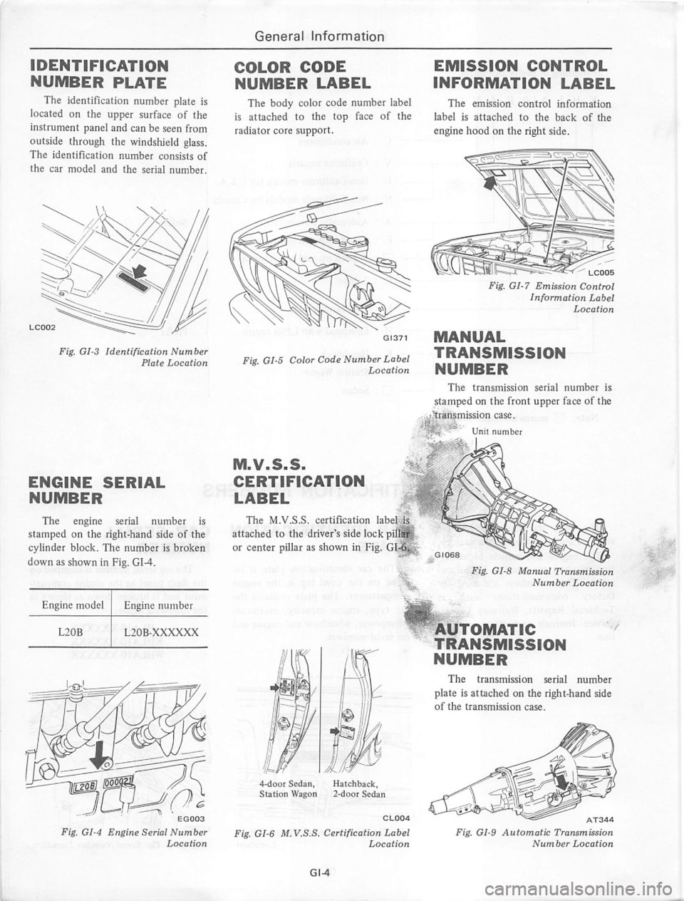 DATSUN 280Z 1977  Service Repair Manual 